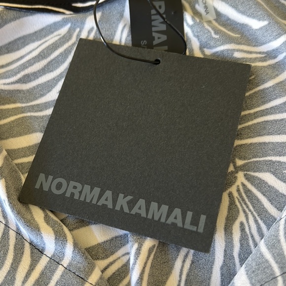 NWT Norma Kamala NK Zebra Print Collared Shirt Size S - Picture 10 of 10